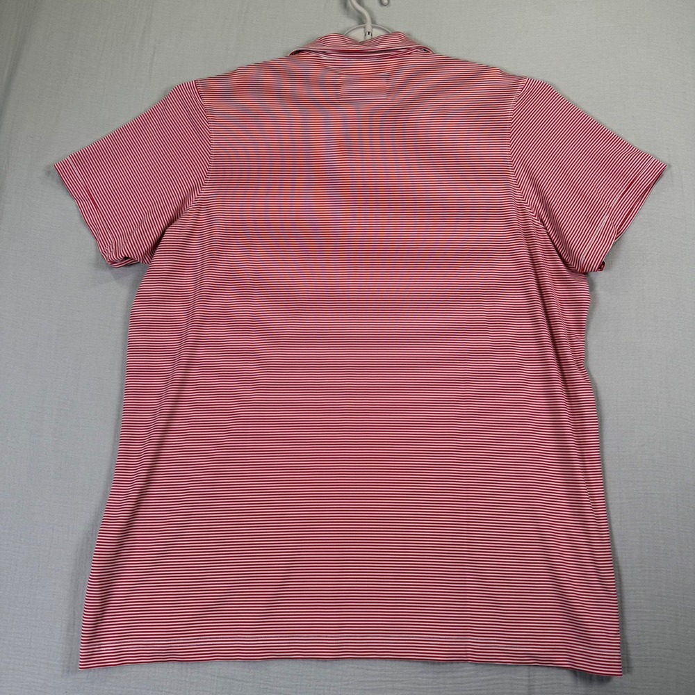 Oobe Team Style Chick-fil-A Hydrochill Polo Shirt Womens 2XL Red White Striped - Picture 3 of 6